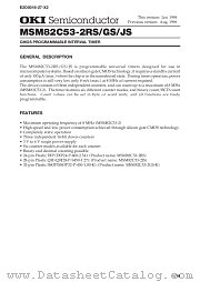 MSM82C53-2XX datasheet pdf OKI electronic components