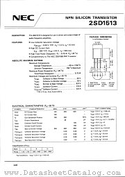 2SD1513 datasheet pdf NEC