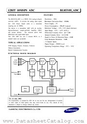 BL8531H-ADC datasheet pdf Samsung Electronic