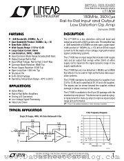LT1809CS8 datasheet pdf Linear Technology