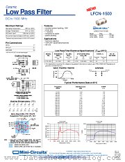 LFCN-1500D datasheet pdf Mini-Circuits