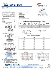 LFCN-1575D datasheet pdf Mini-Circuits