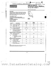 2N6756 datasheet pdf Fairchild Semiconductor