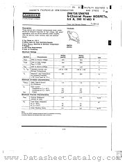 2N6760 datasheet pdf Fairchild Semiconductor
