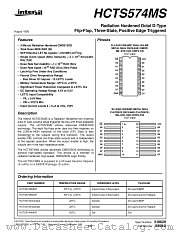 HCTS574KMSR datasheet pdf Intersil