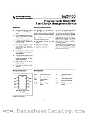 BQ24400P datasheet pdf Texas Instruments