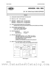 AK6420A-1 datasheet pdf Asahi Kasei Microsystems