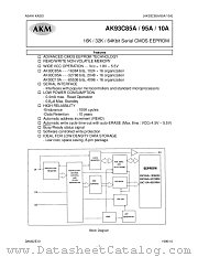 AK93C85AF datasheet pdf Asahi Kasei Microsystems