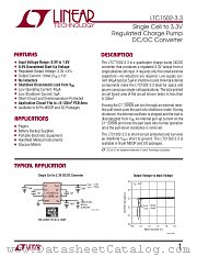LTC1502CMS8-3.3 datasheet pdf Linear Technology