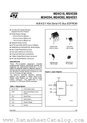 M24C04-W1DW6T datasheet pdf ST Microelectronics