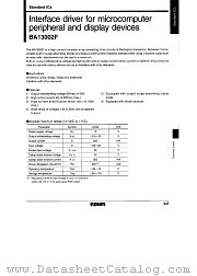 BA13002F datasheet pdf ROHM