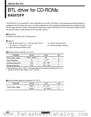BA5972 datasheet pdf ROHM