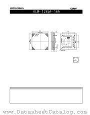 KLM-128LA-16A datasheet pdf Kodenshi Corp