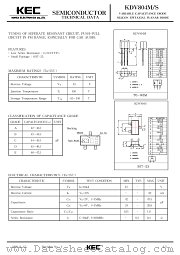 KDV804 datasheet pdf Korea Electronics (KEC)