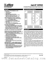 ISPLSI3256A-50LM datasheet pdf Lattice Semiconductor