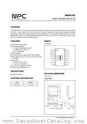 SM6451 datasheet pdf Nippon Precision Circuits Inc