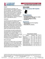 SGA-9289 datasheet pdf Stanford Microdevices