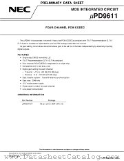 UPD9611 datasheet pdf NEC