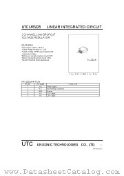 UR3325 datasheet pdf Unisonic Technologies