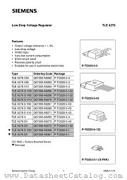 TLE4276DV50 datasheet pdf Siemens