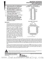 SN54ABT652AFK datasheet pdf Texas Instruments