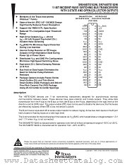 SN54ABTE16246 datasheet pdf Texas Instruments