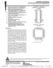 SN54ABT833JT datasheet pdf Texas Instruments