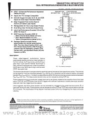 SN74AHCT123ADGV datasheet pdf Texas Instruments