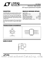 RH1056A datasheet pdf Linear Technology