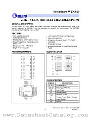 W27C020P-90 datasheet pdf Winbond Electronics