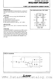 M5286P datasheet pdf Mitsubishi Electric Corporation