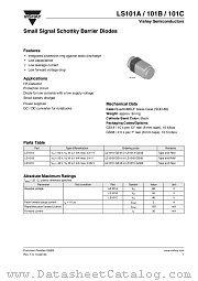 LS101B-GS08 datasheet pdf Vishay