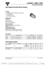 LS103C-GS08 datasheet pdf Vishay