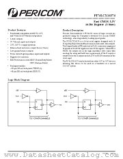 PI74LCX16374 datasheet pdf Pericom Technology