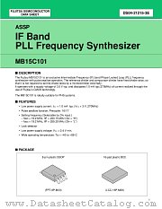 MB15C101PFV datasheet pdf Fujitsu Microelectronics