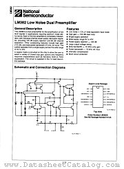 LM382 datasheet pdf National Semiconductor
