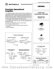 LM308AD datasheet pdf ON Semiconductor