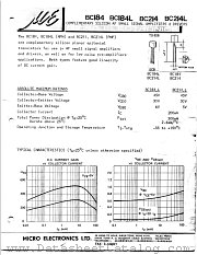 BC2I4 datasheet pdf Micro Electronics