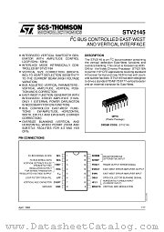 STV2145 datasheet pdf ST Microelectronics