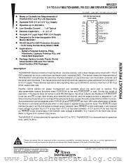 MAX3221PW datasheet pdf Texas Instruments