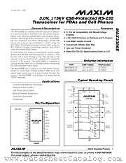 MAX3386ECUP datasheet pdf MAXIM - Dallas Semiconductor