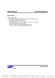 KMM366S403CTL datasheet pdf Samsung Electronic