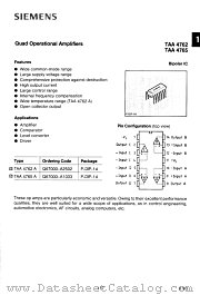 TAA4765 datasheet pdf Infineon