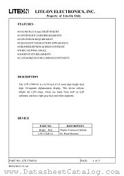 LTP3784P datasheet pdf Lite-On Technology Corporation