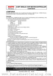 LC86F3264A datasheet pdf SANYO