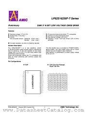 LP62S16256F-T datasheet pdf AMIC Technology