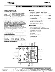 HFA3726 datasheet pdf Intersil