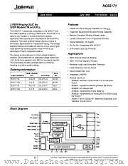 HC55171CB datasheet pdf Intersil