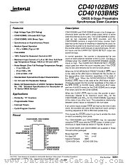CD40102BMS datasheet pdf Intersil