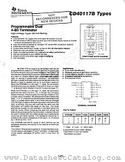 CD40117 datasheet pdf Texas Instruments